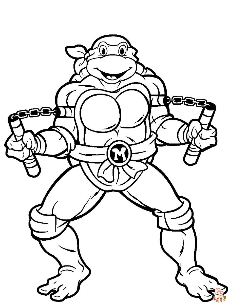 Michelangelo Coloring Pages