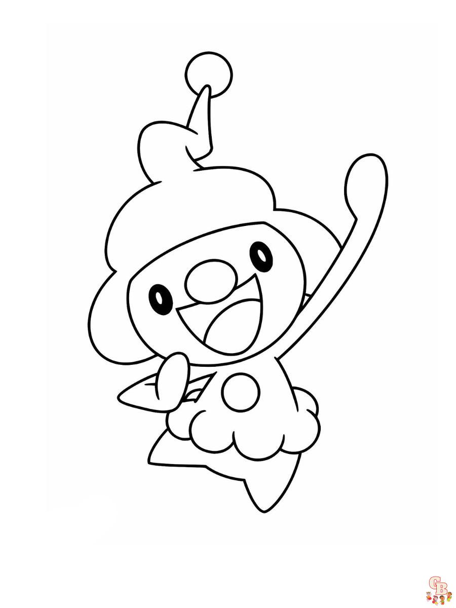 Mime JR coloring pages