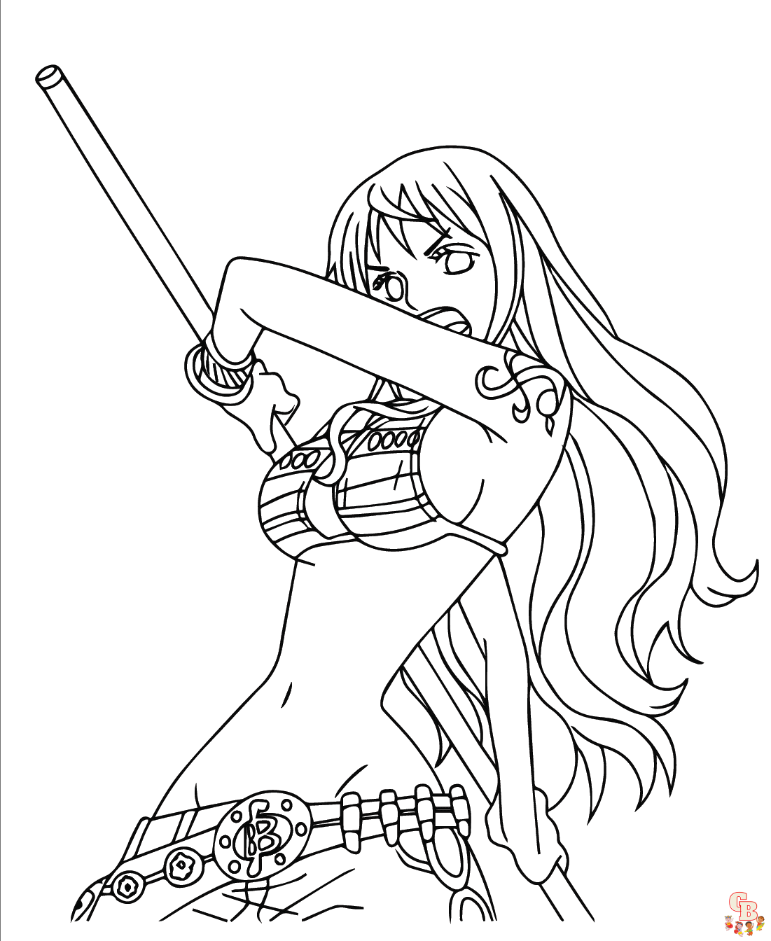 Nami Coloring Pages Free