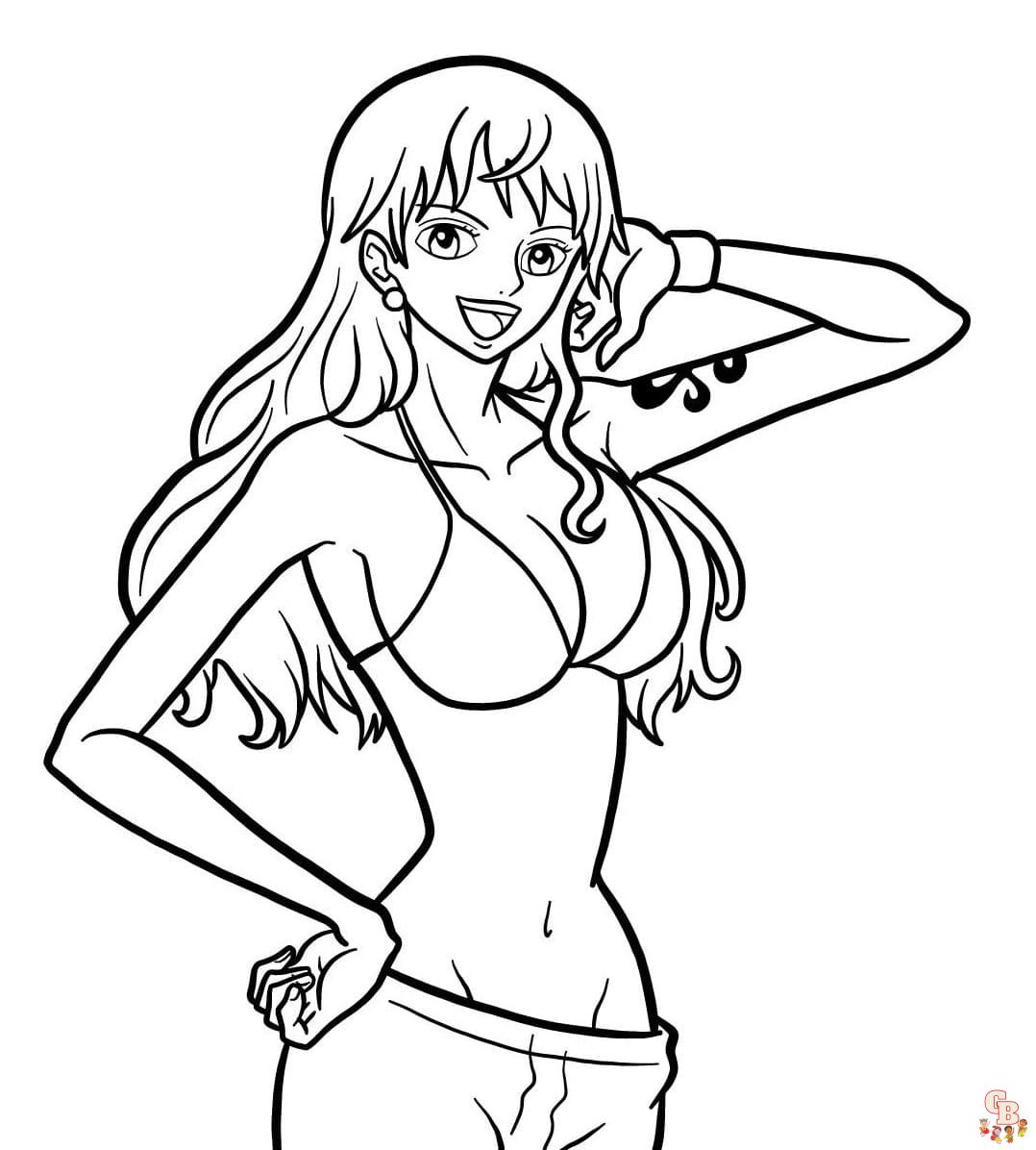 Nami Coloring Pages Printable