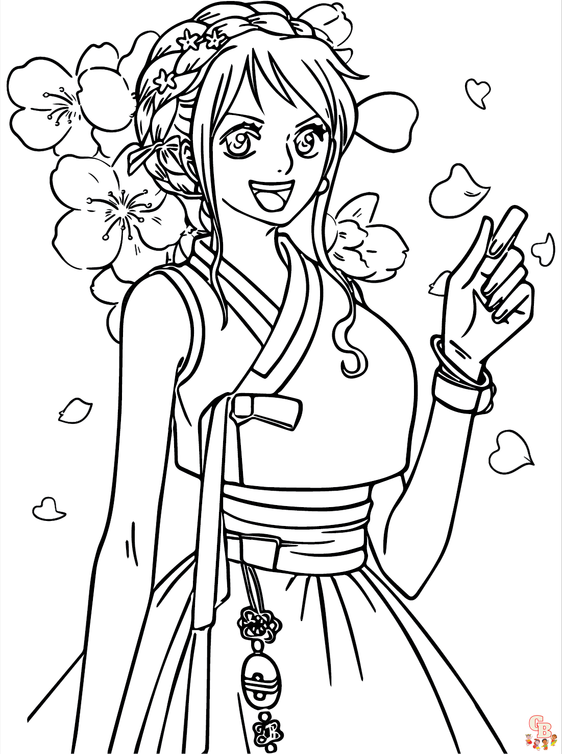 Nami Coloring Pages