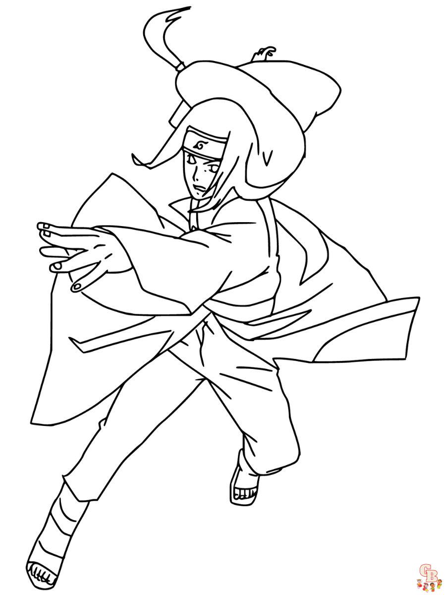 Neji coloring page