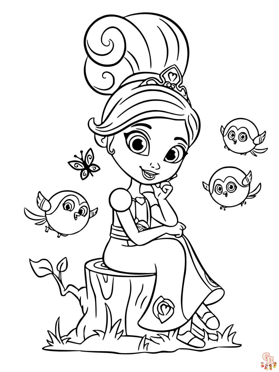 Nella the Princess Knight Coloring Page free