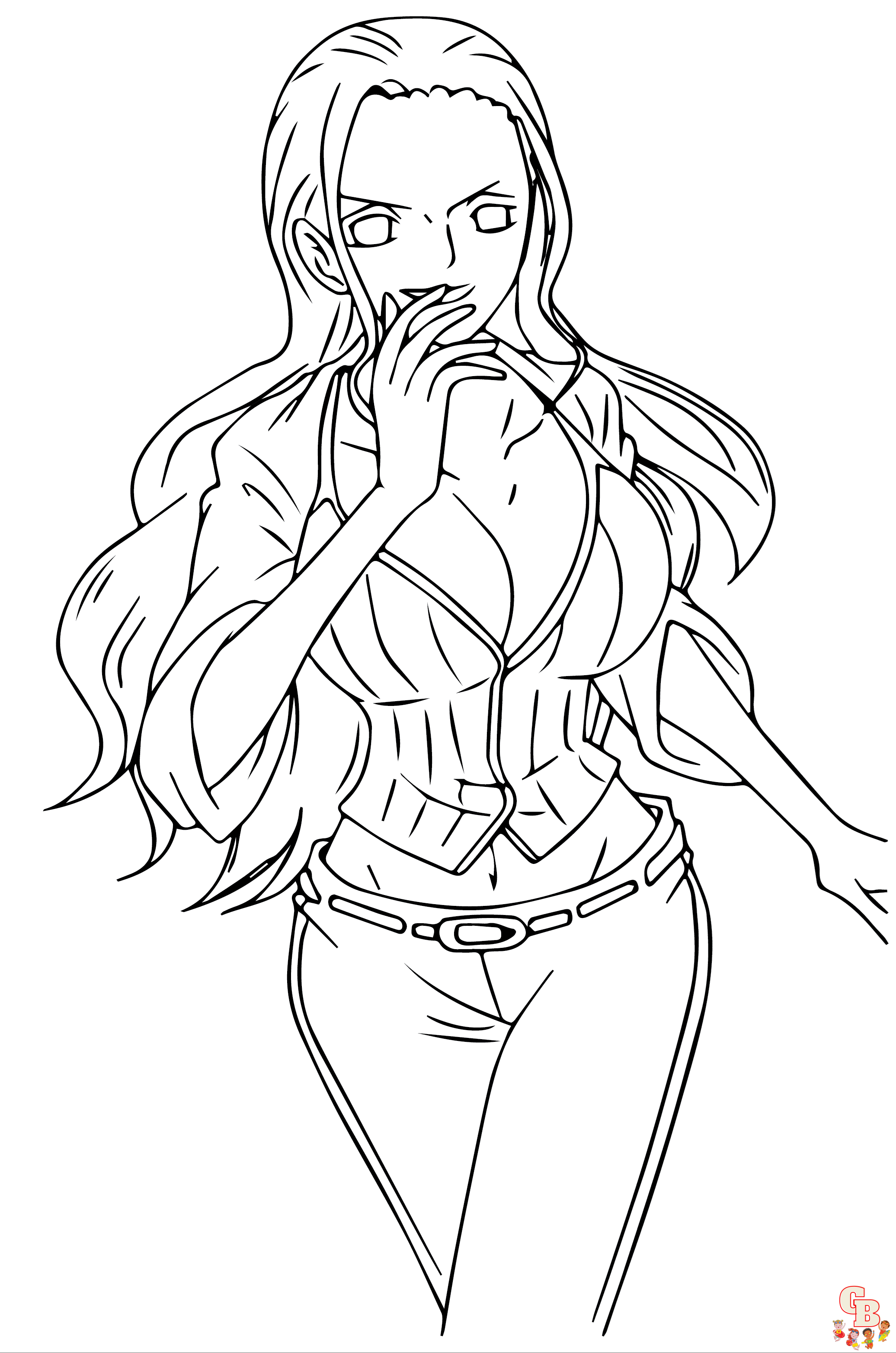 Nico Robin Coloring pages Free