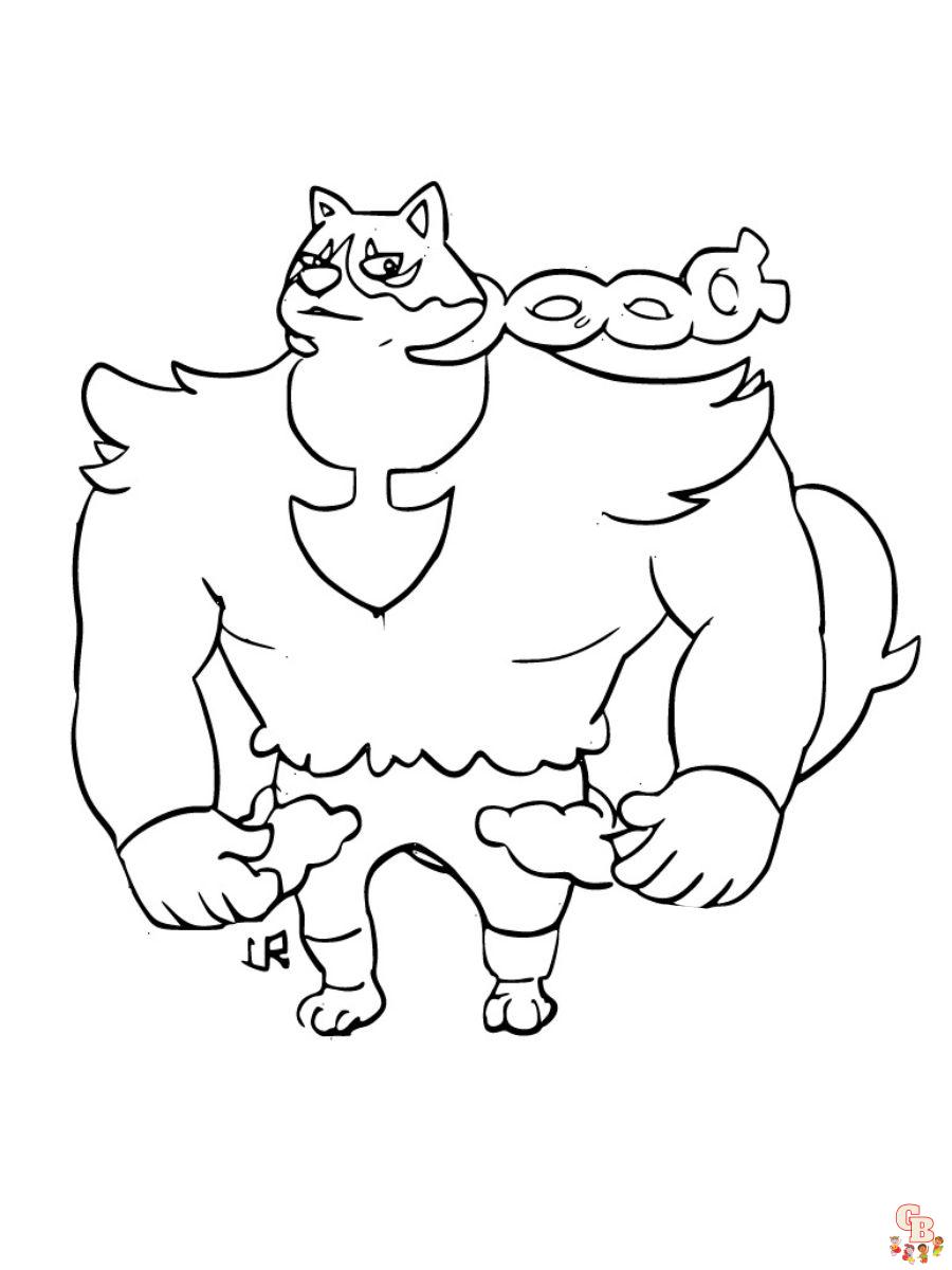 Okidogi coloring page