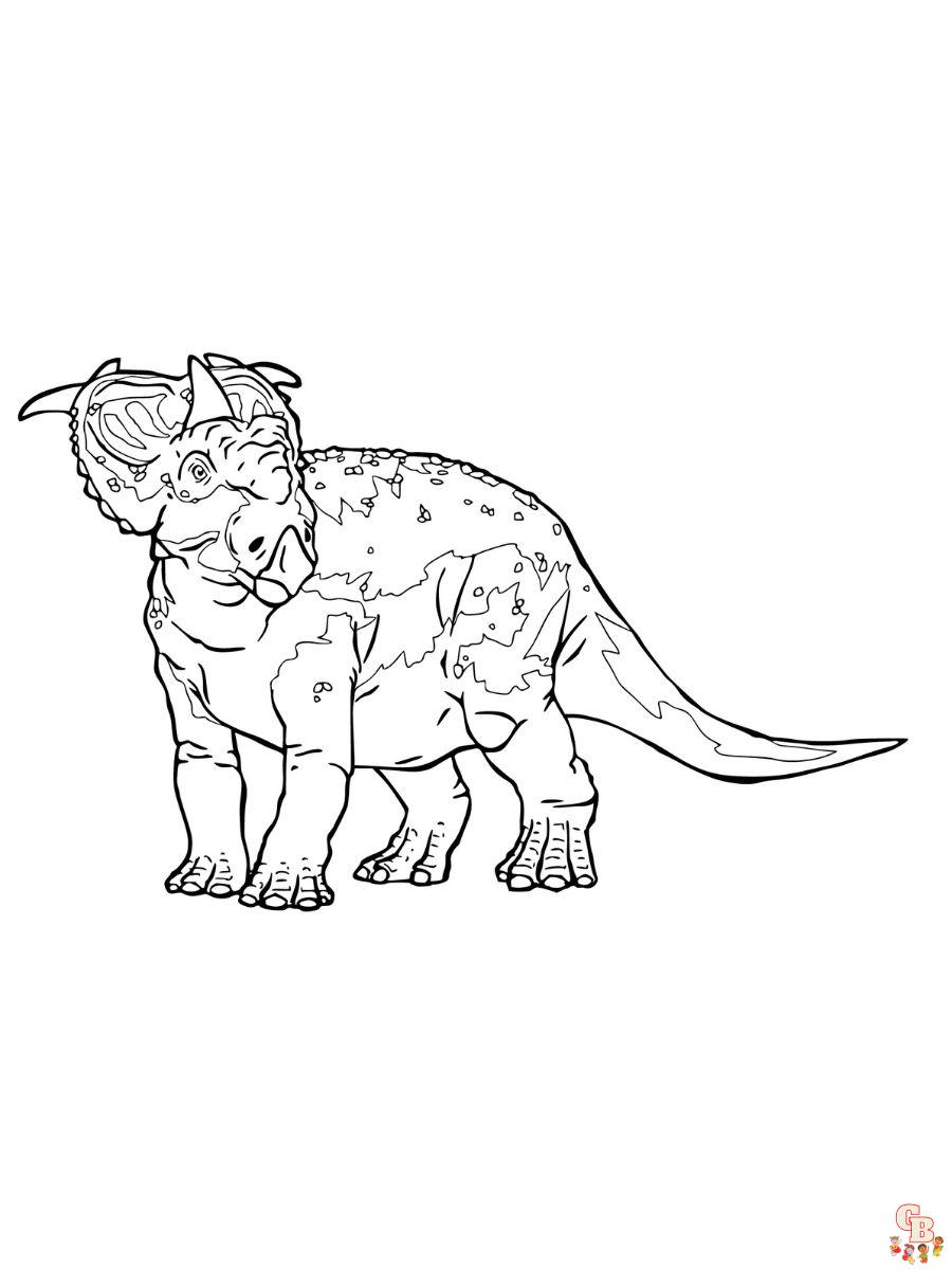 Pachyrhinosaurus Coloring pages