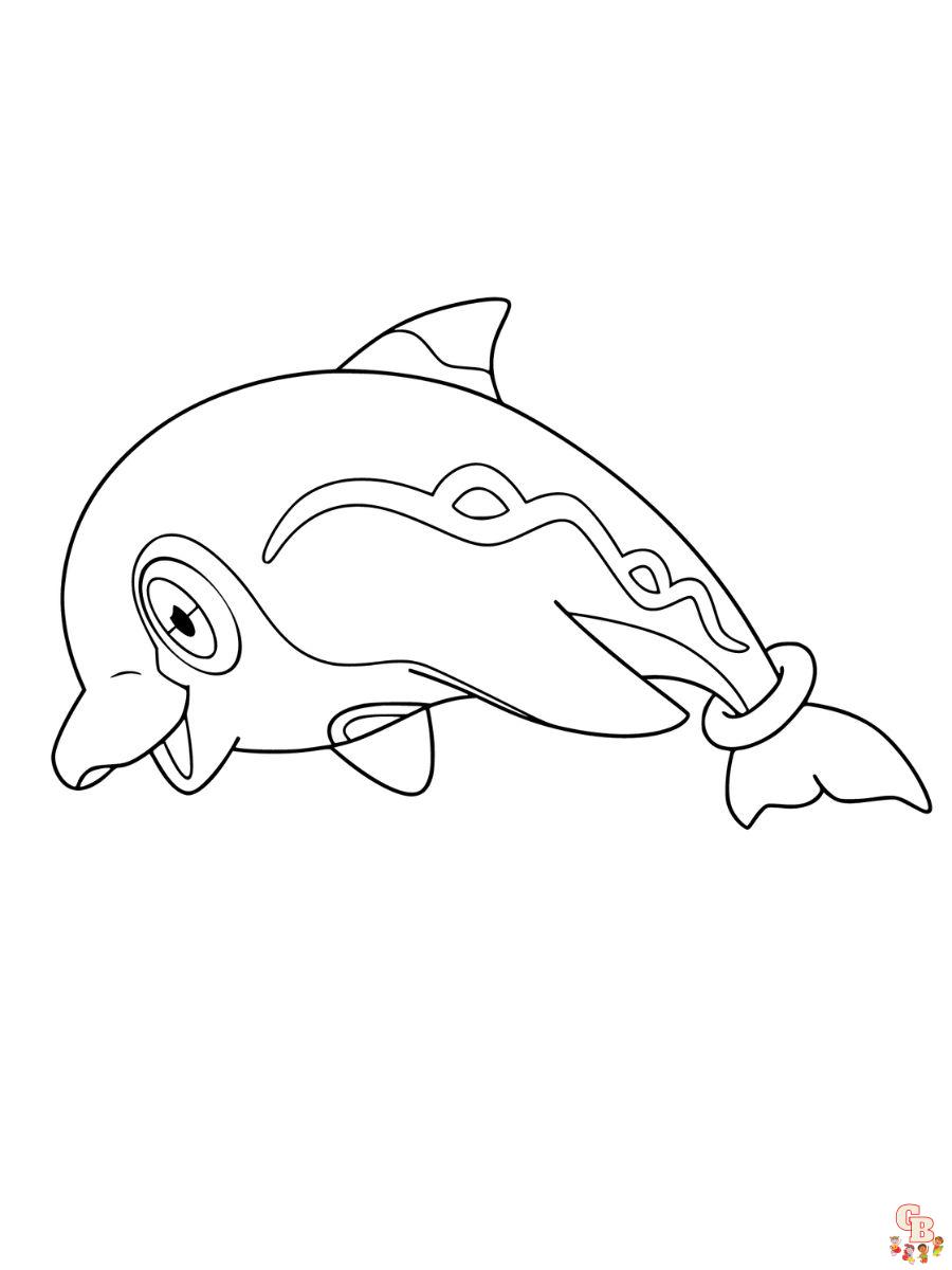 Palafin coloring page