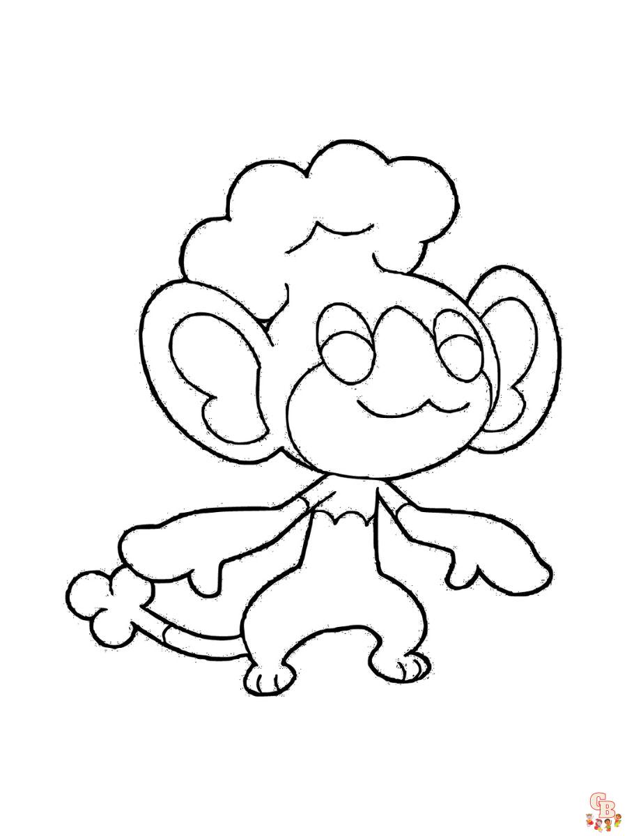 Panpour coloring page