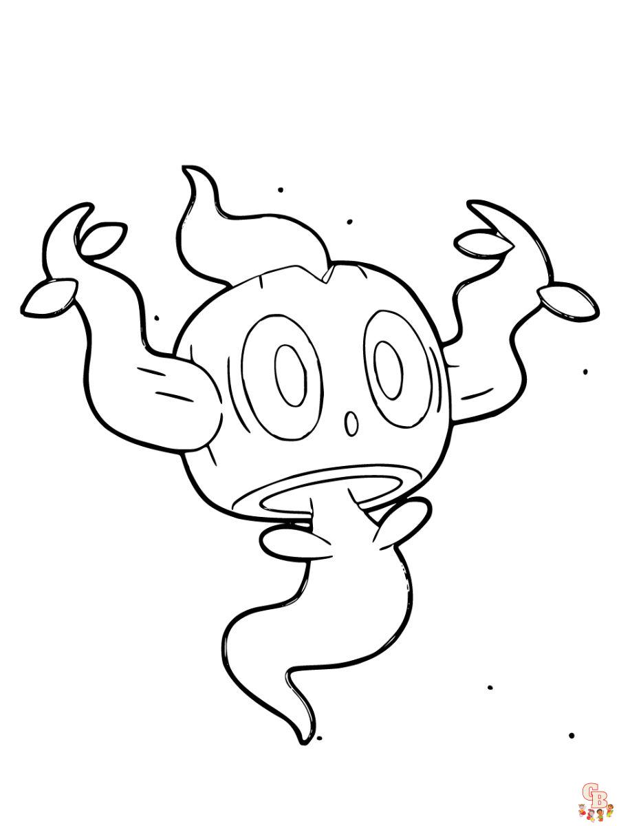 Phantump coloring page