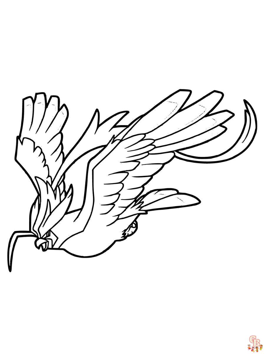 Pidgeot Coloring pages