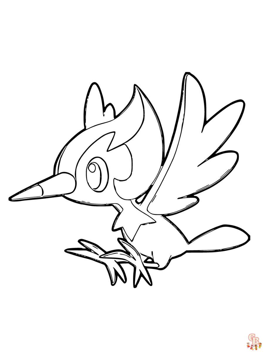 Pikipek coloring page