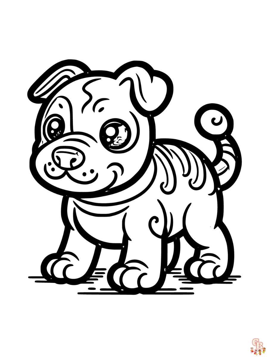 Pitbull Coloring Pages