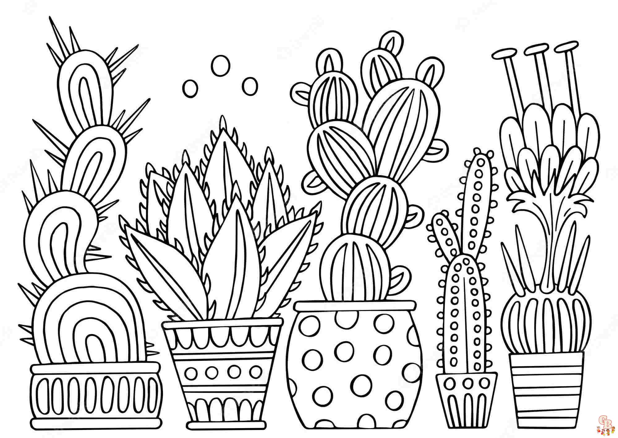 Plant Coloring Sheets free printable