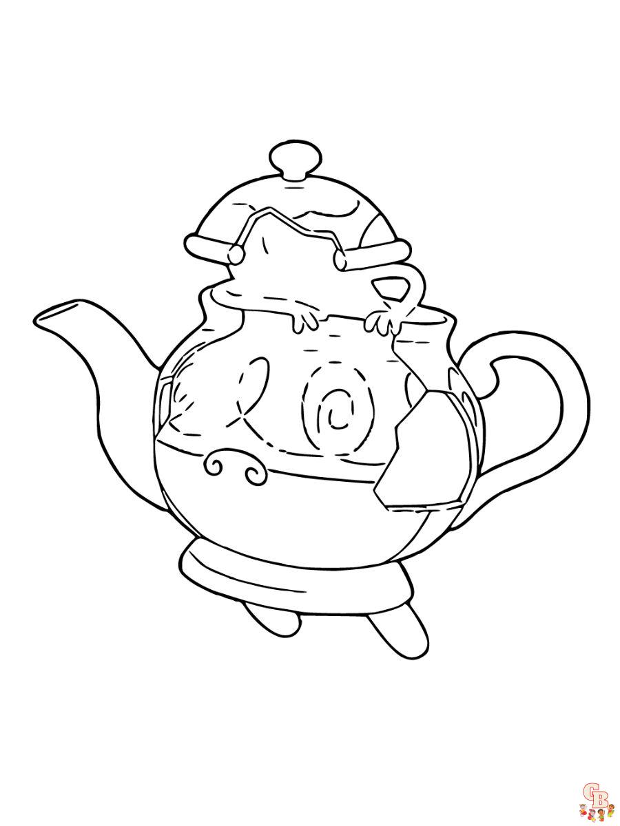 Polteageist coloring page