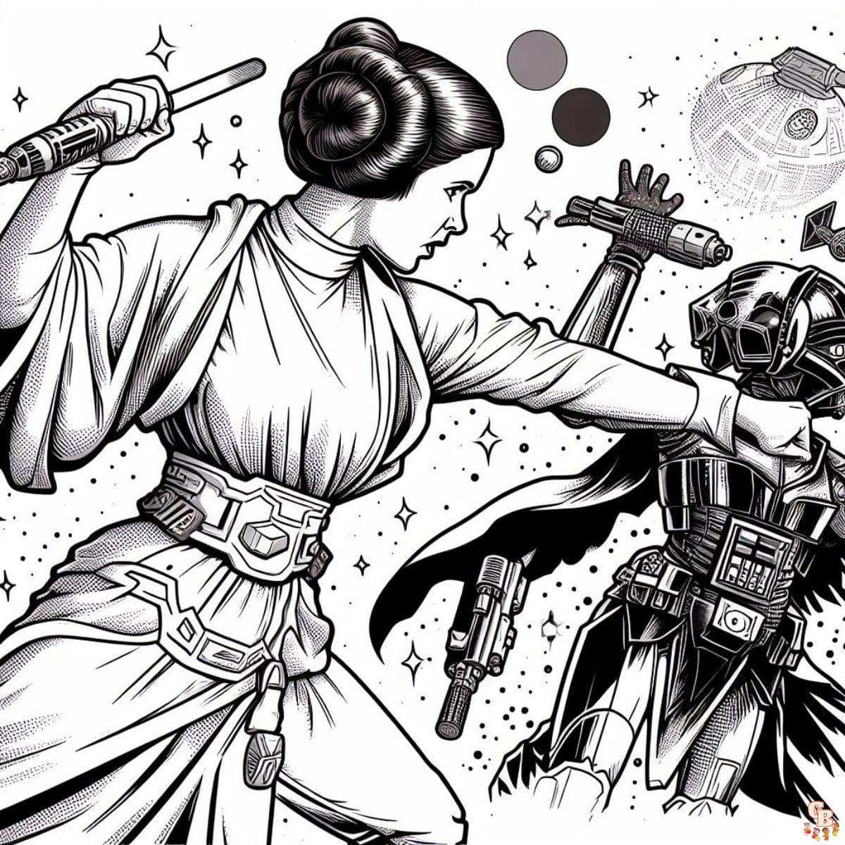 Princess Leia Fighting