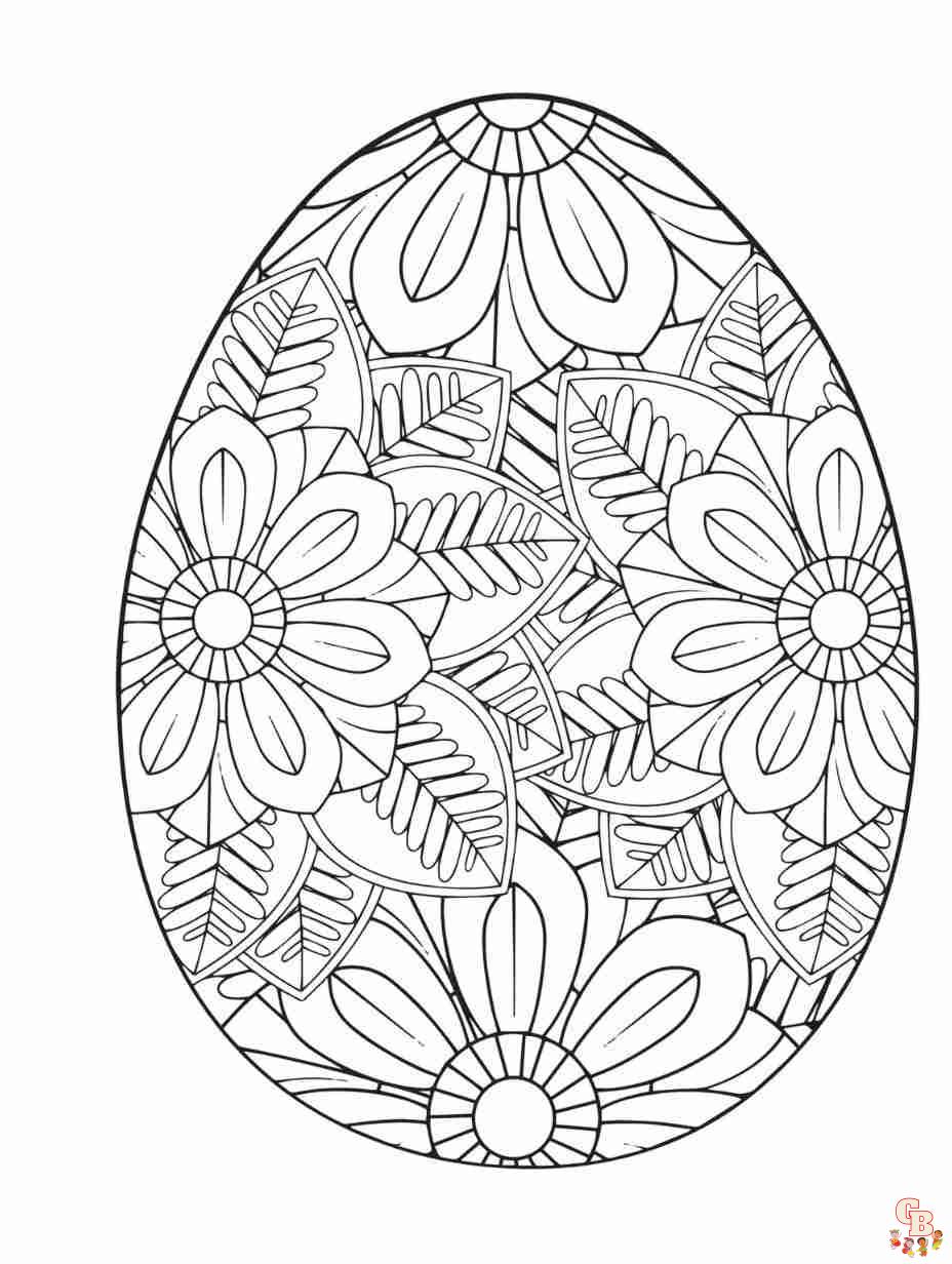 Printable Easter coloring sheets free