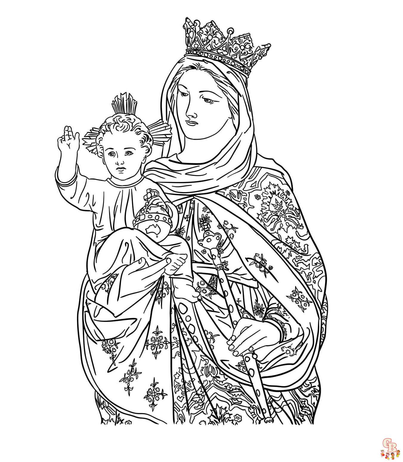 Printable catholic coloring sheets