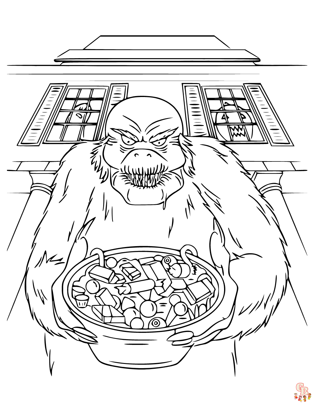 Printable goosebumps coloring sheets