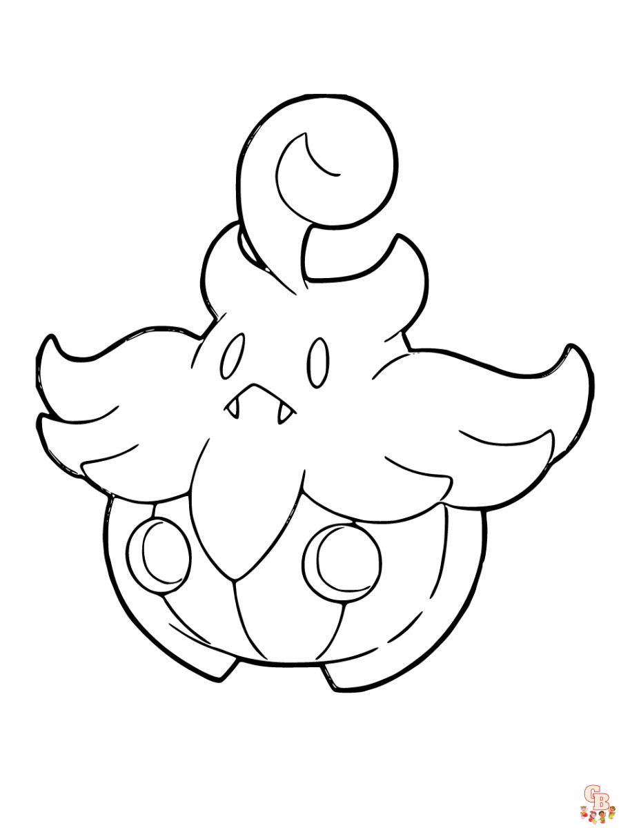 Pumpkaboo coloring page