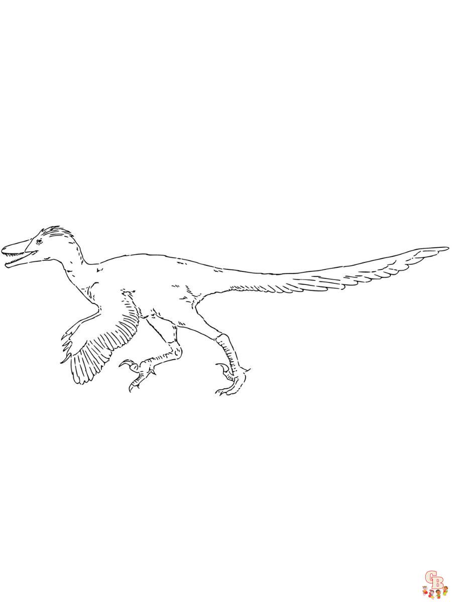 Pyroraptor Coloring pages