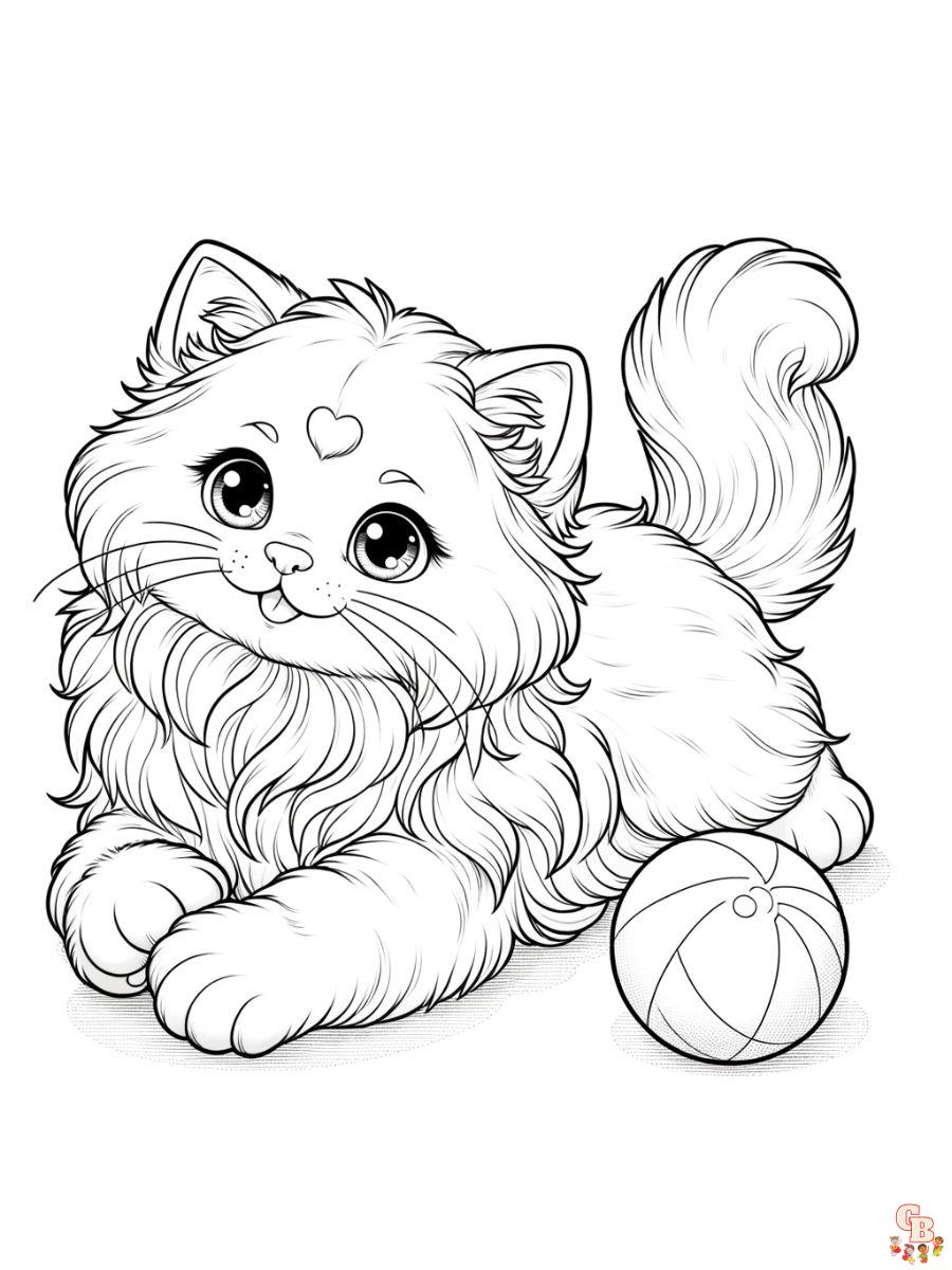 Ragdoll coloring pages printable