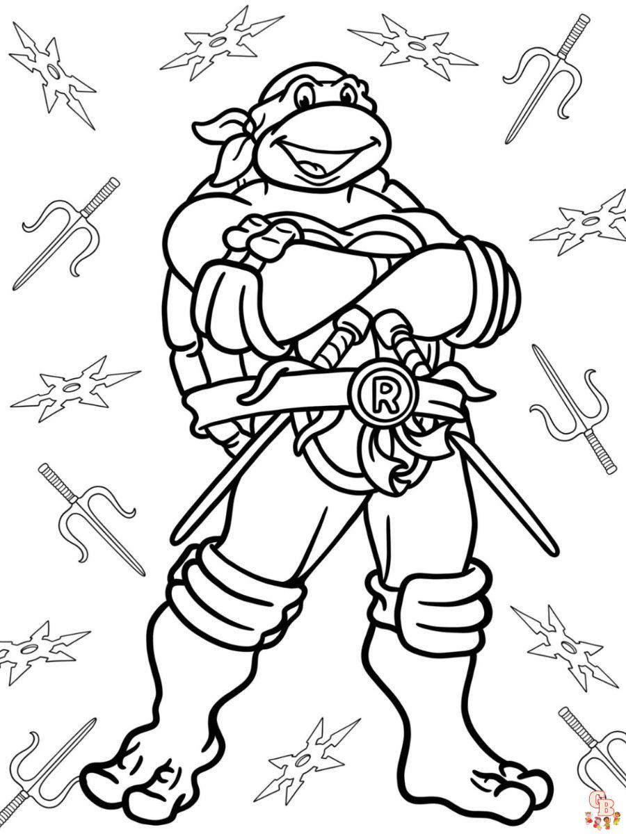 Raphael Coloring Pages