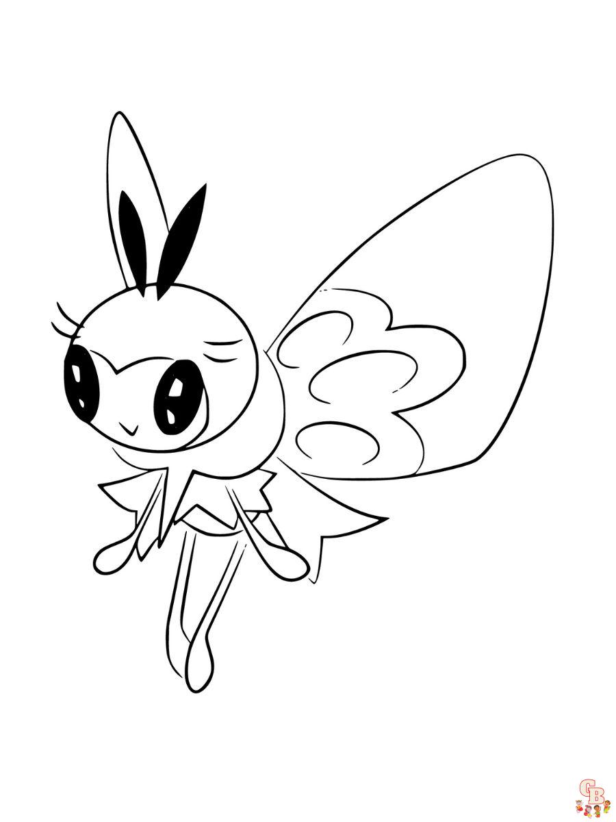 Ribombee coloring page