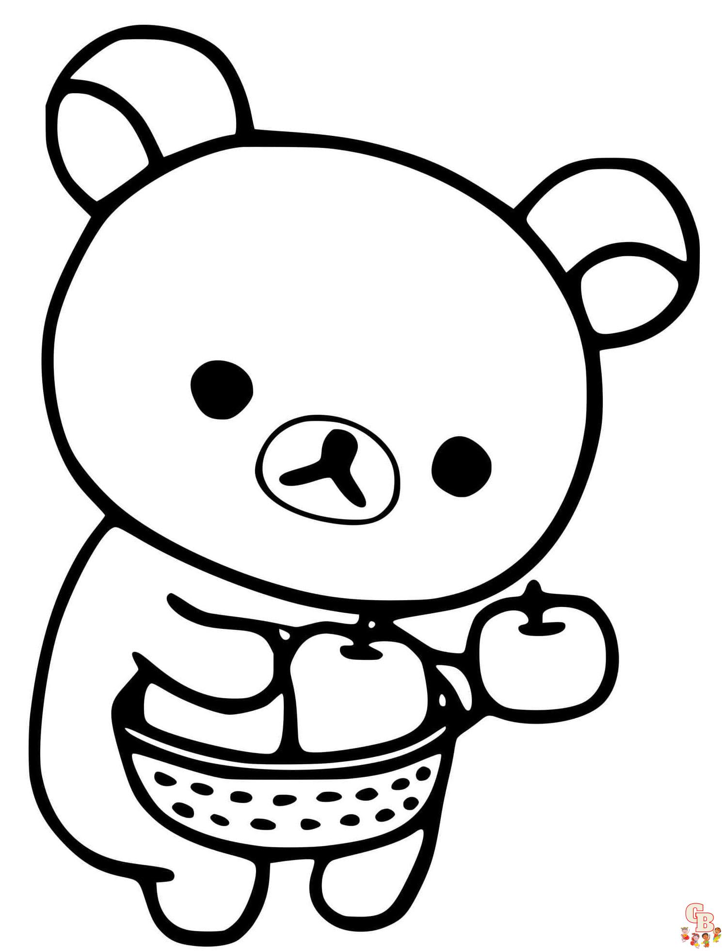 Rilakkuma Coloring page