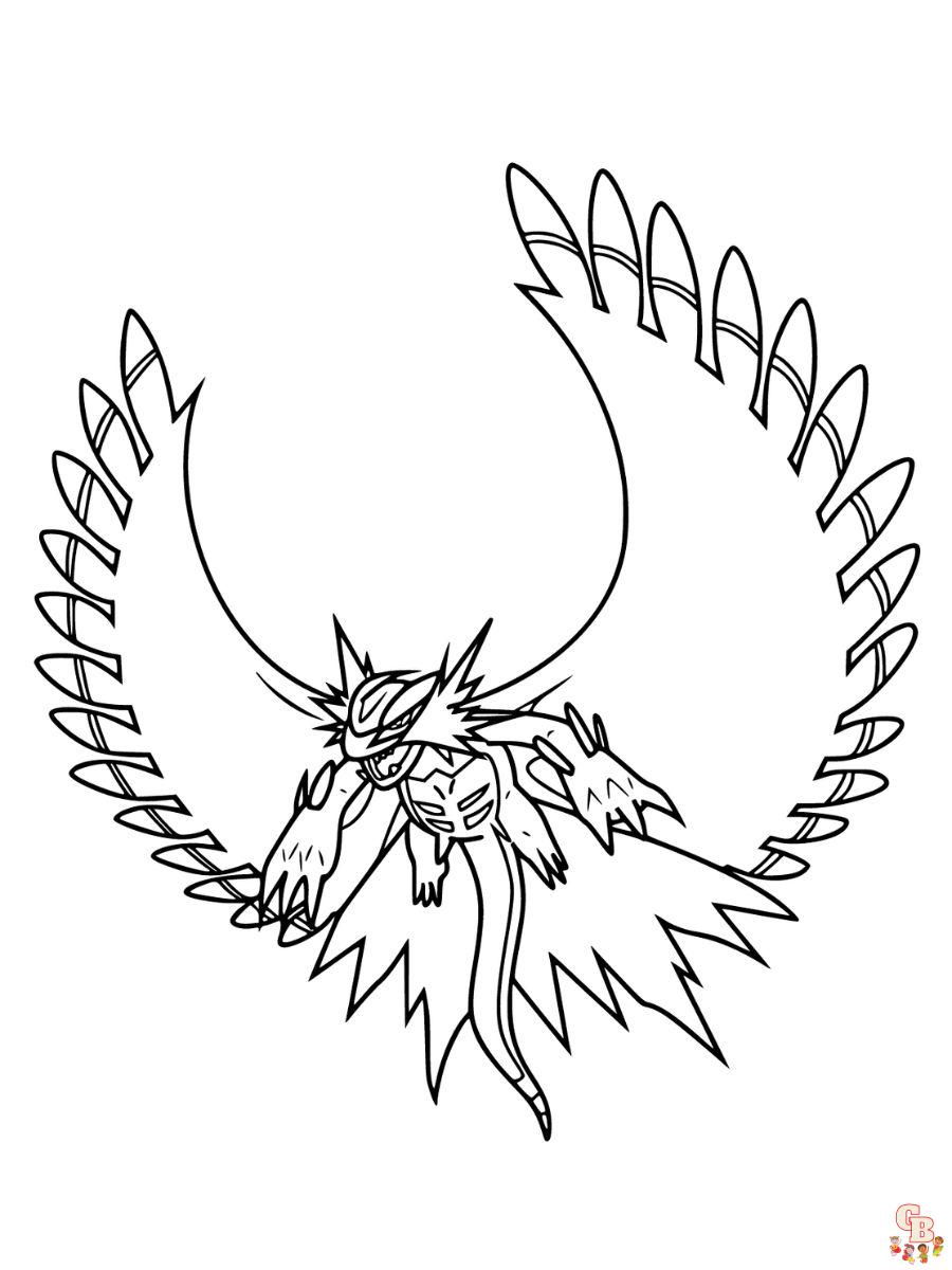 Roaring Moon coloring page