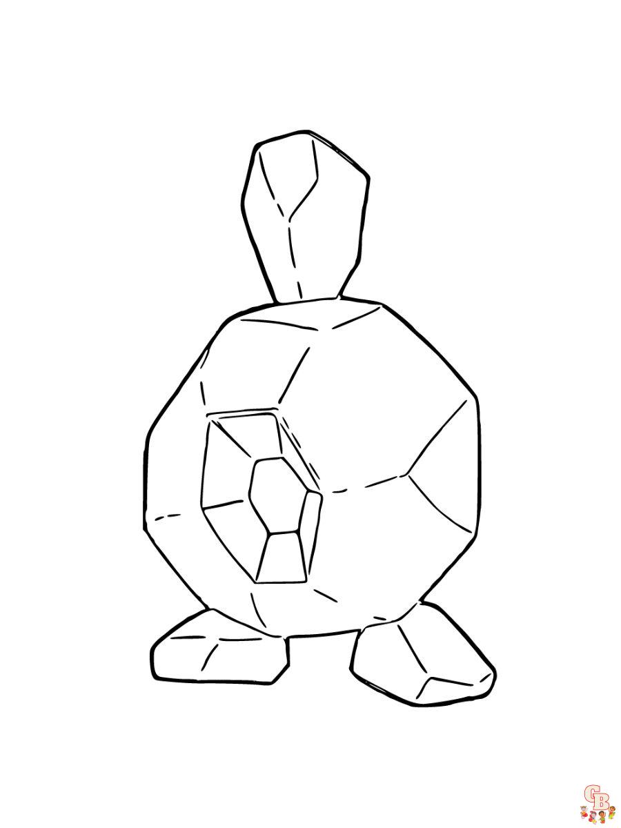 Roggenrola coloring page