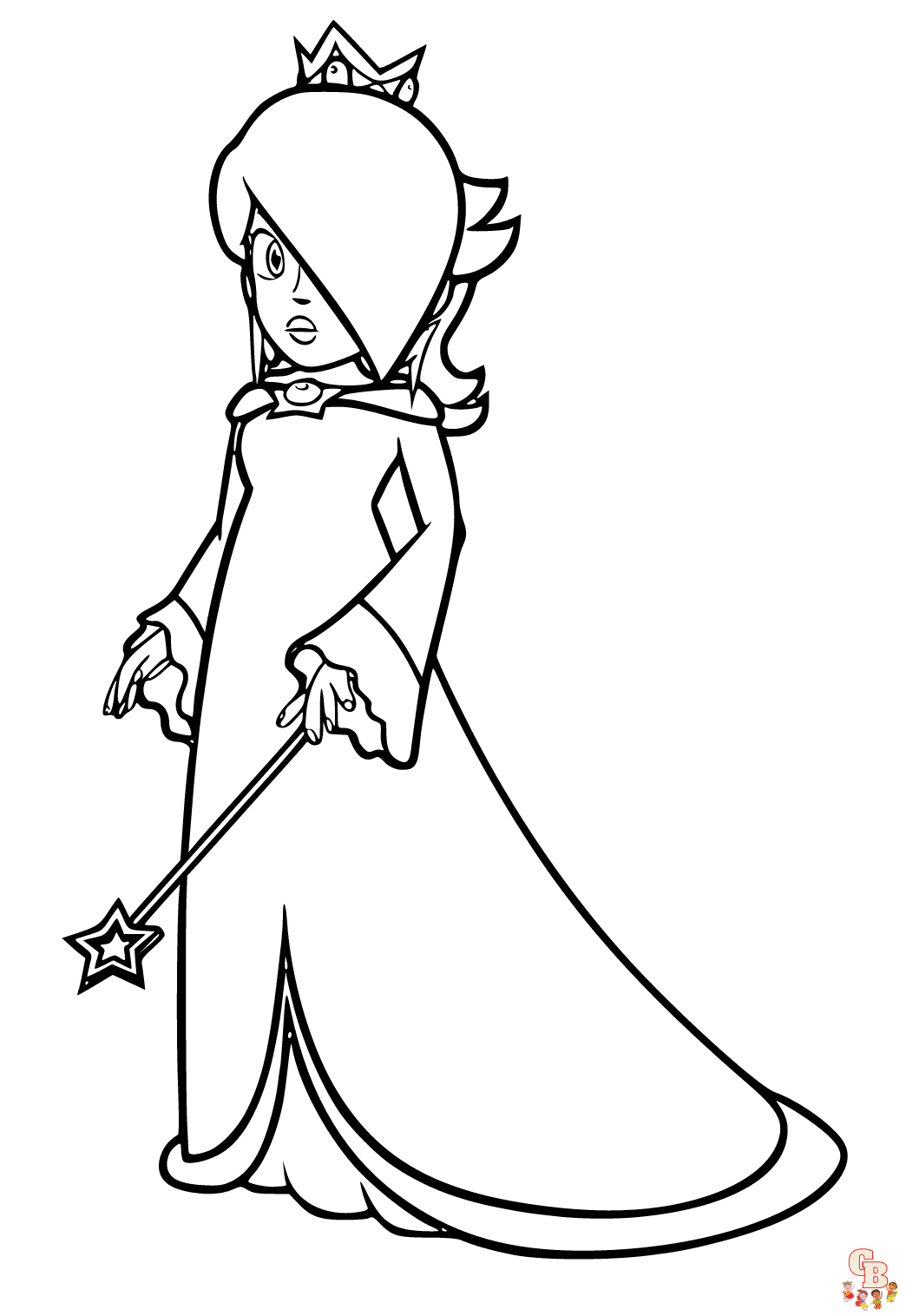 Rosalina Coloring Sheets