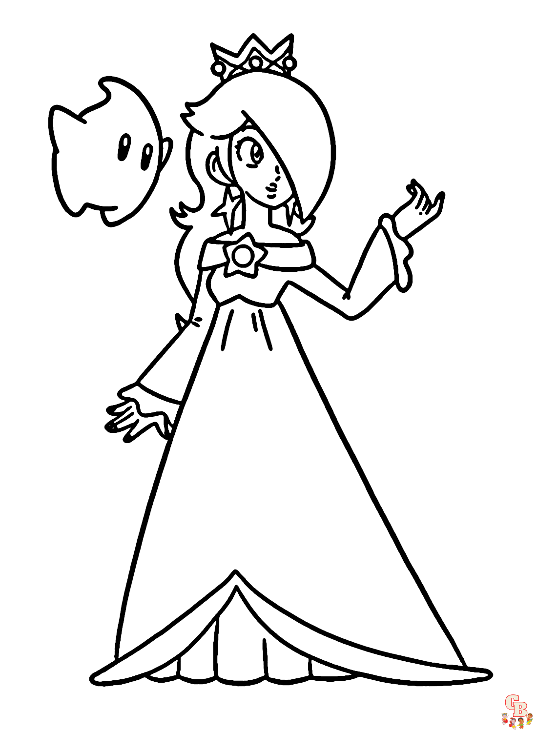 Rosalina coloring pages free printable