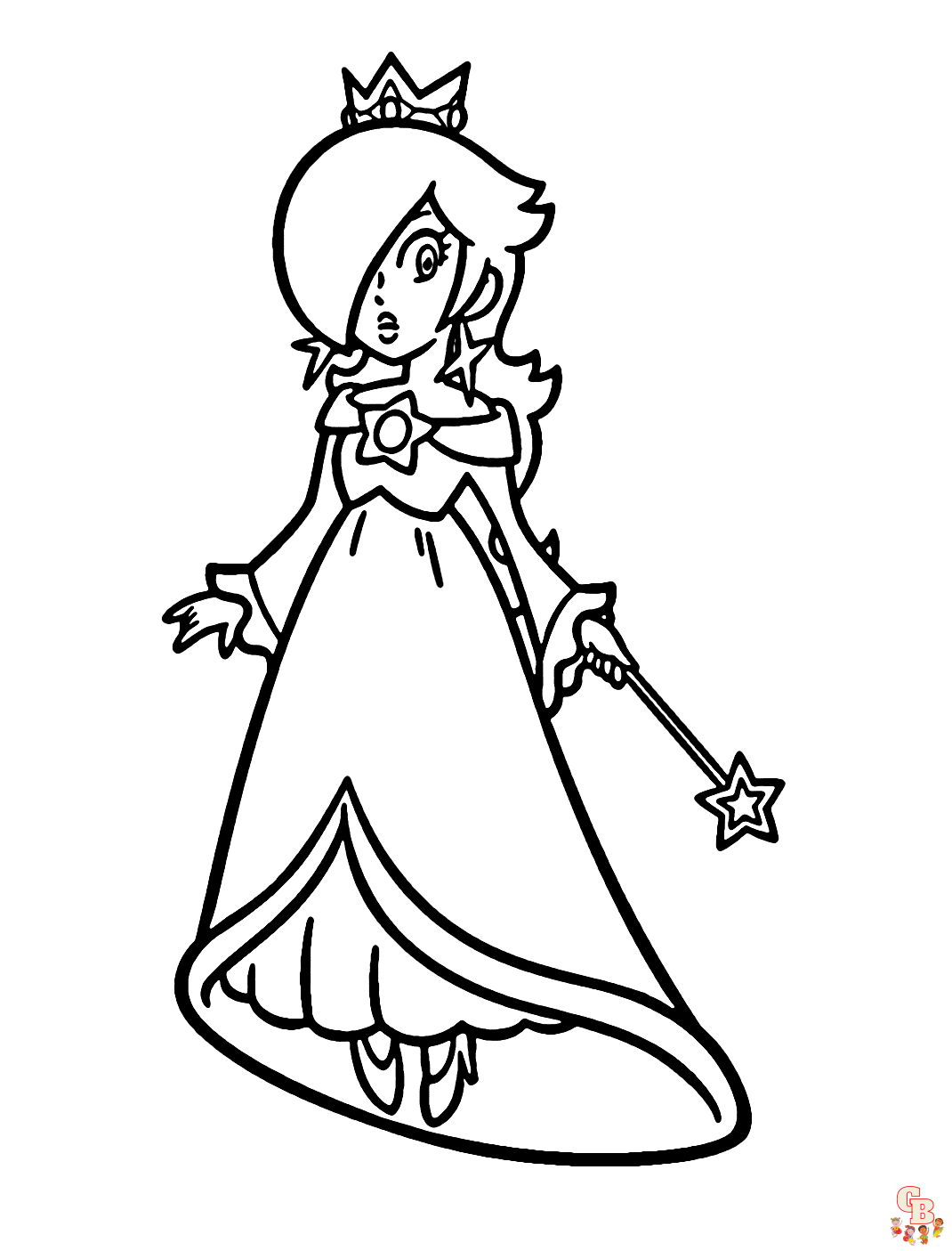 Rosalina coloring pages free