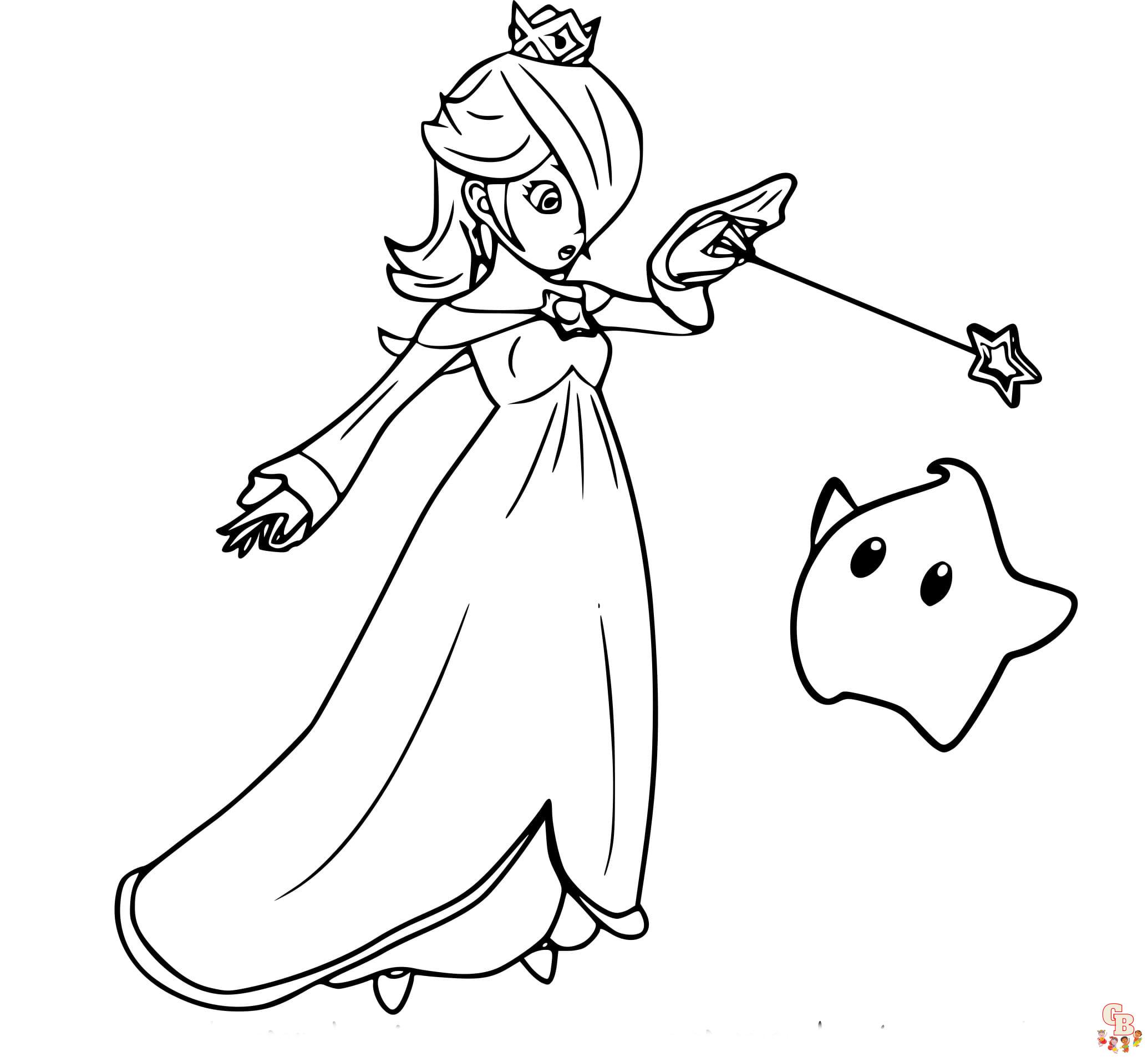 Rosalina coloring pages printable