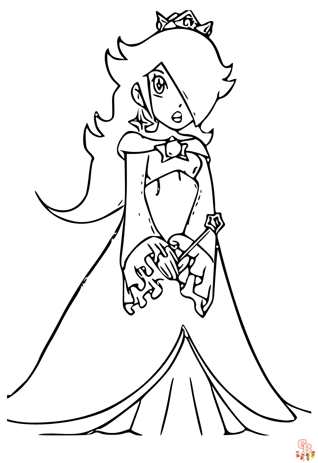 Rosalina coloring pages printable