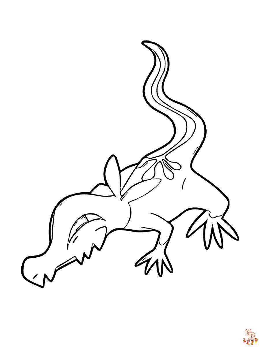 Salandit coloring page