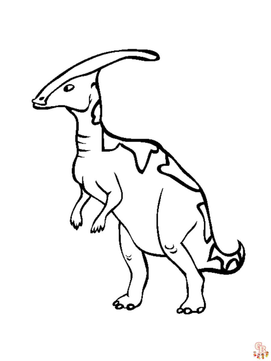 Saurolophus Coloring pages