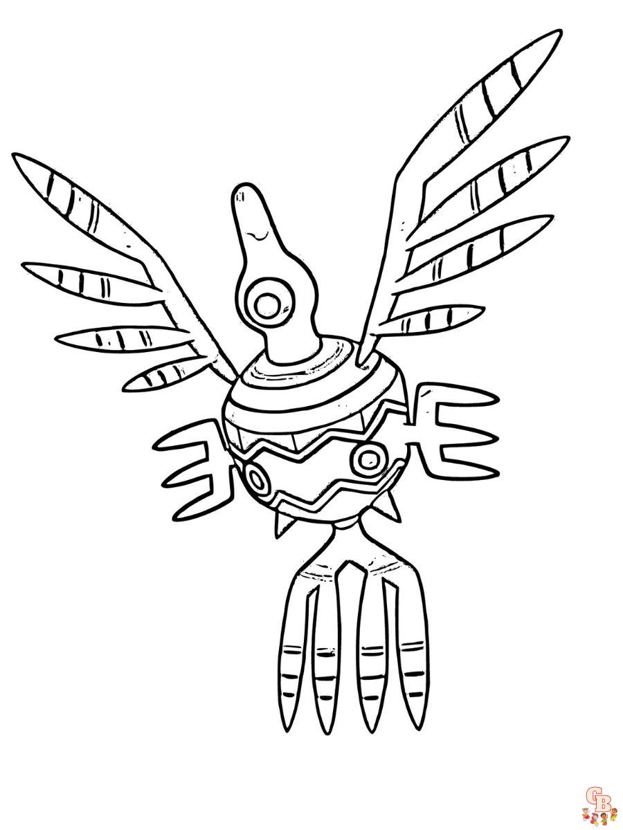 Sigilyph coloring page