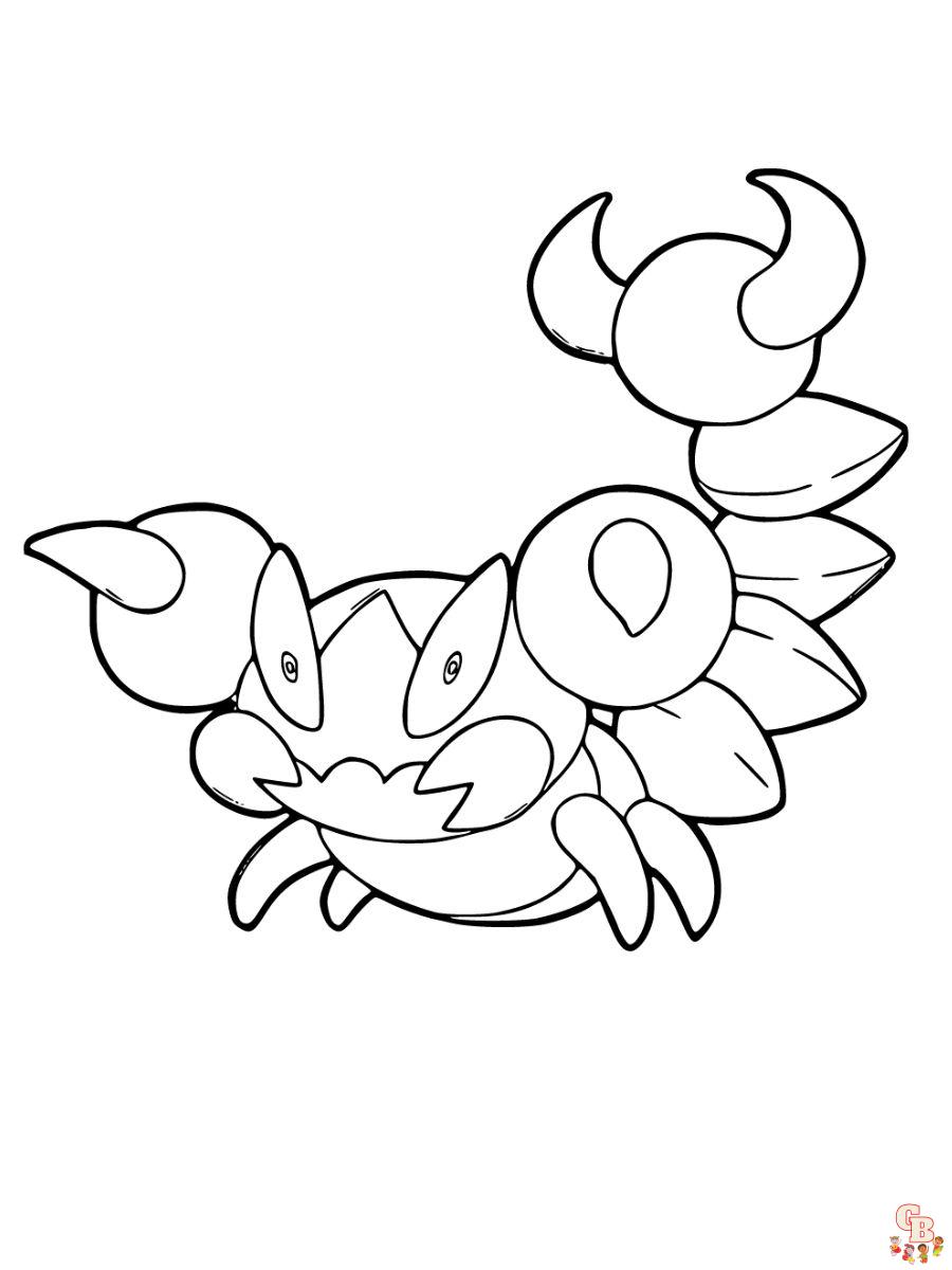 Skorupi coloring page