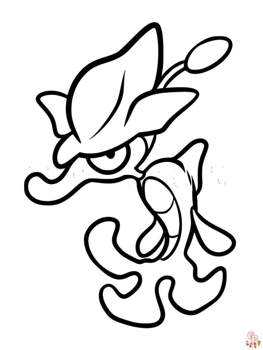 Skrelp coloring page