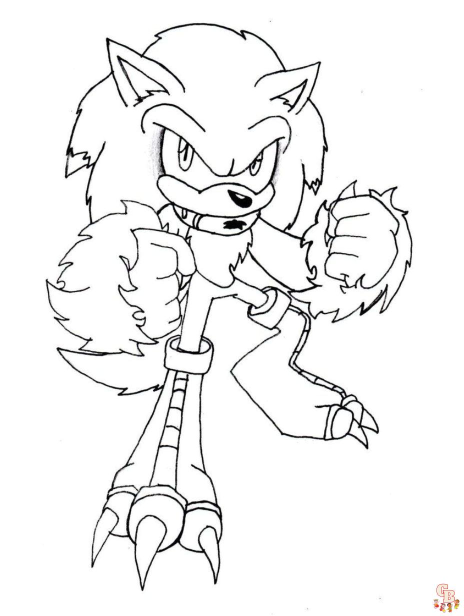 Sonic Werehog Printable