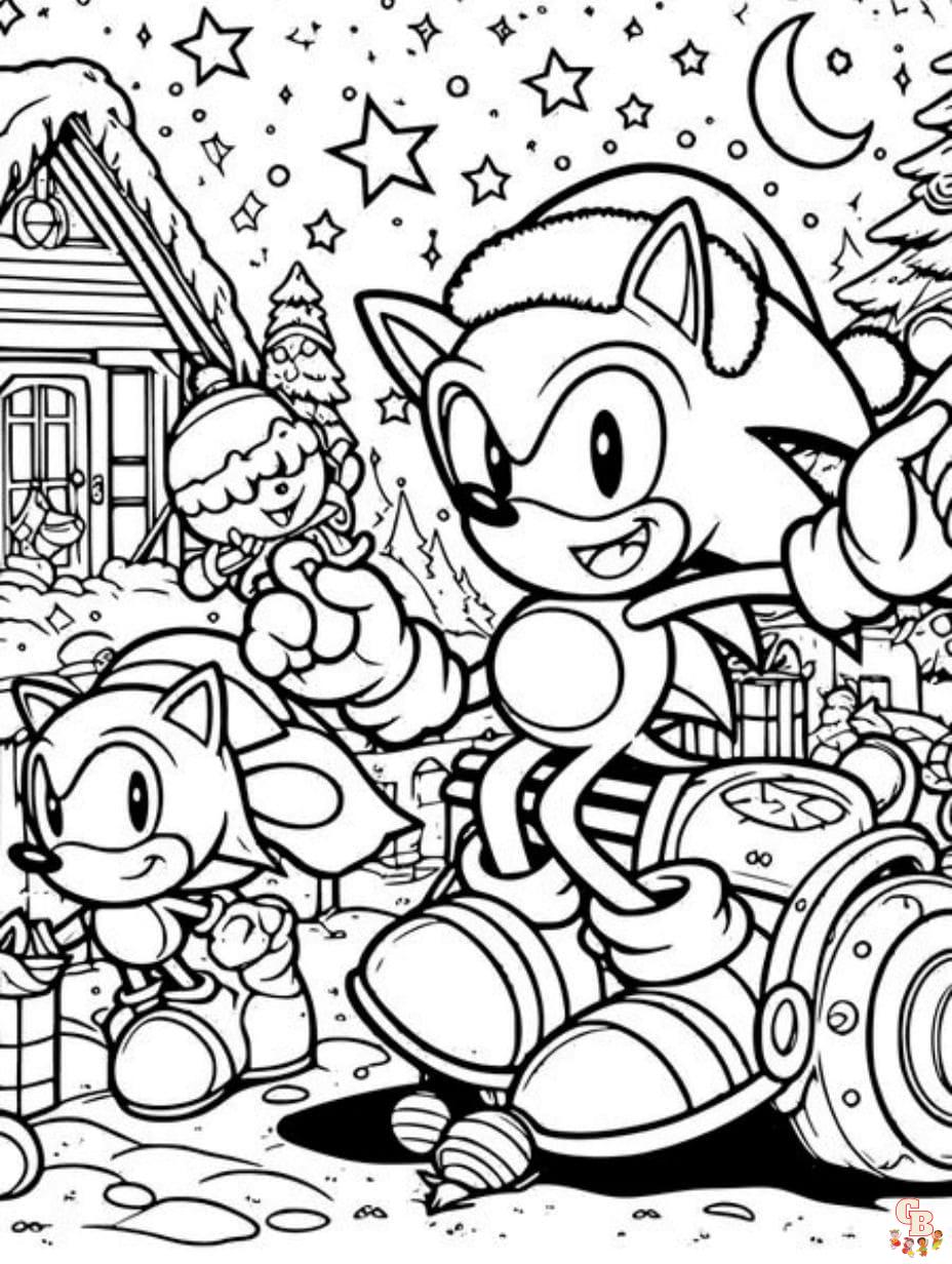 Sonic the Hedgehog on Christmas