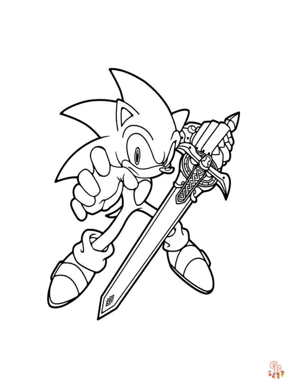 Sonic with Sword