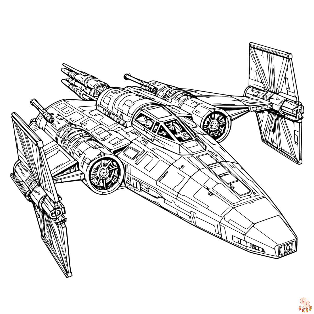 Spaceship on Star Wars