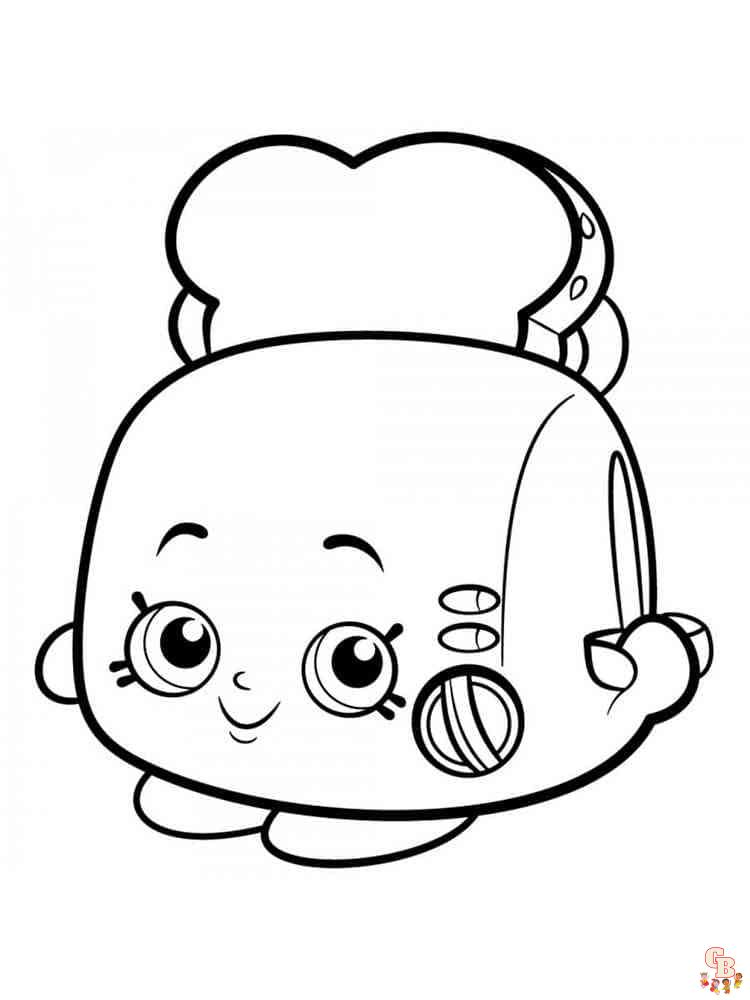 Squishy coloring pages printable free