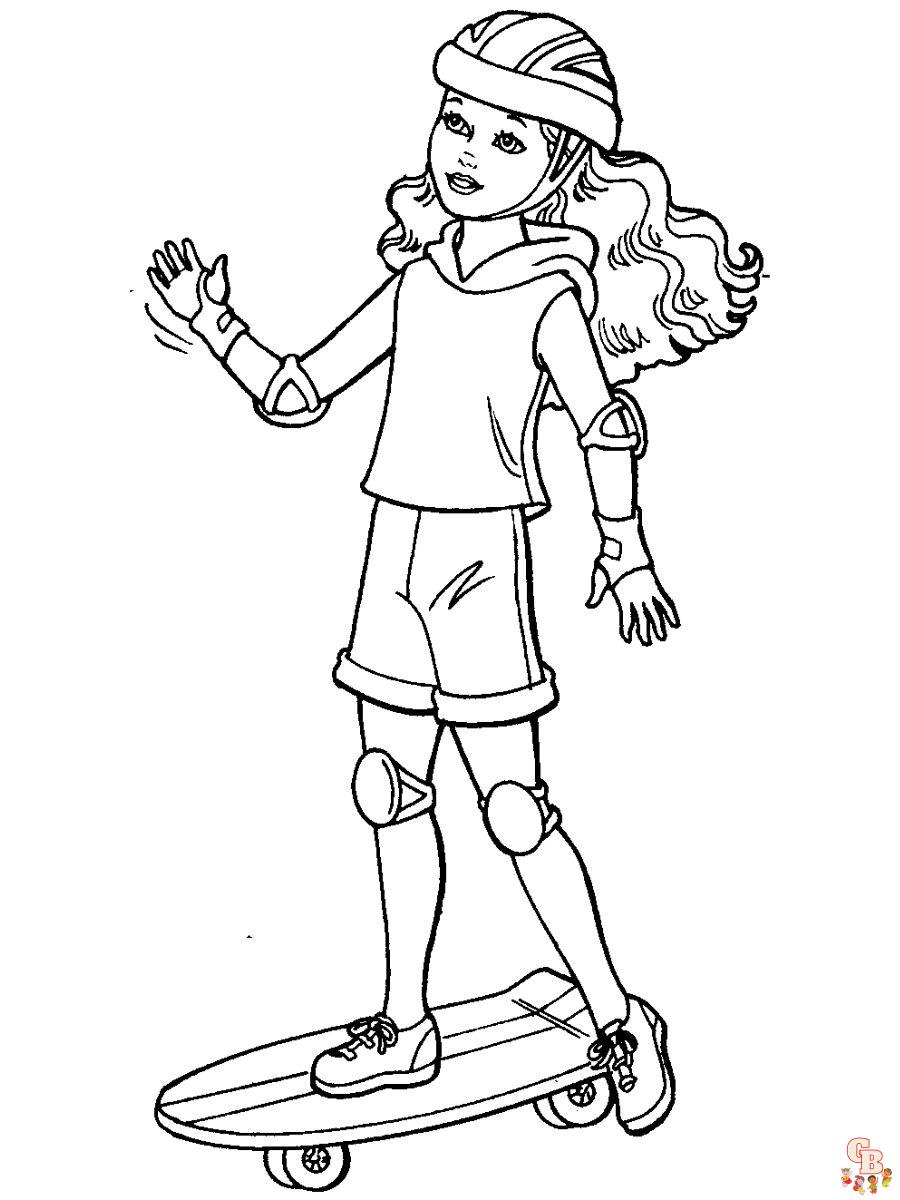 Stacie barbie coloring pages free