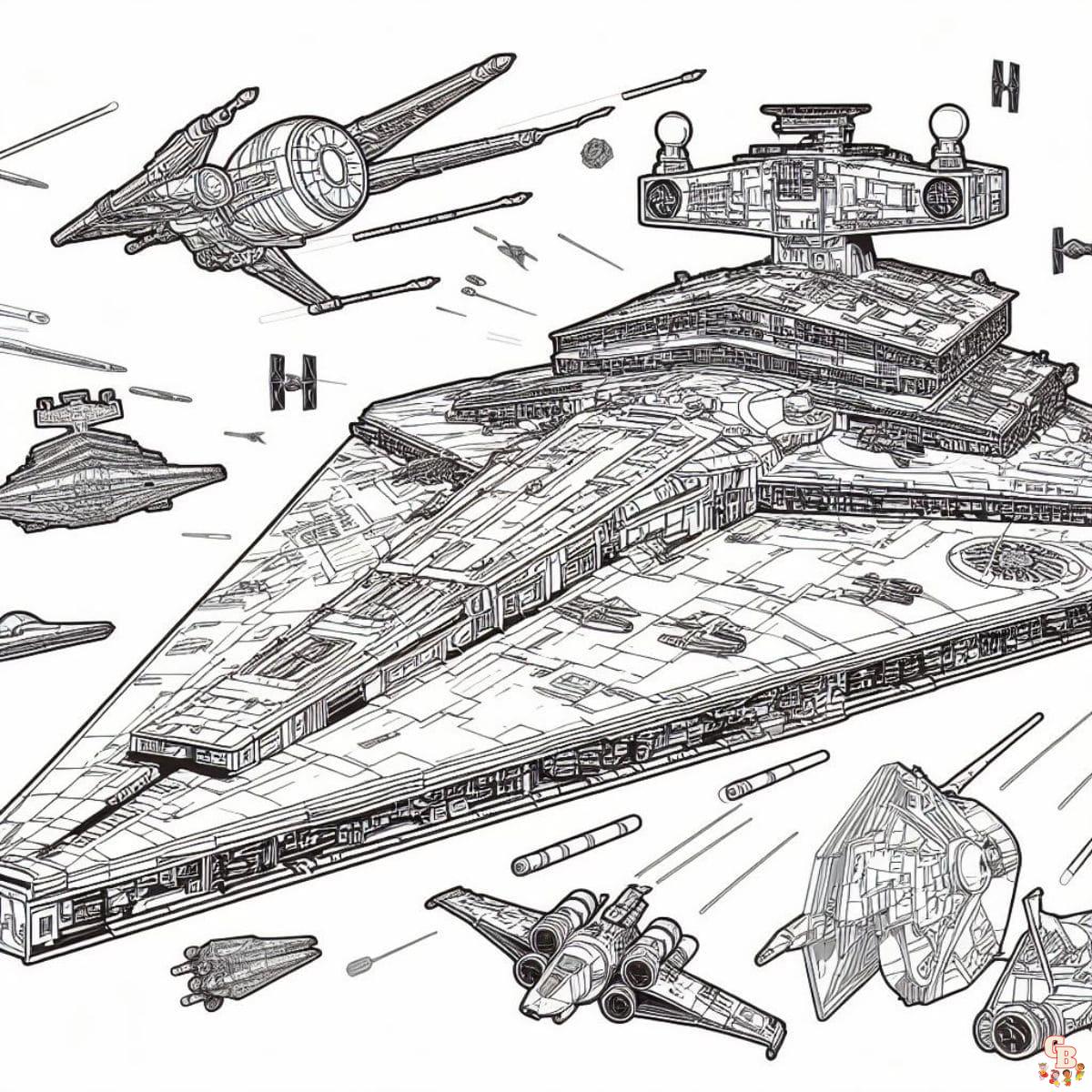 Star Wars Ships Coloring Pages