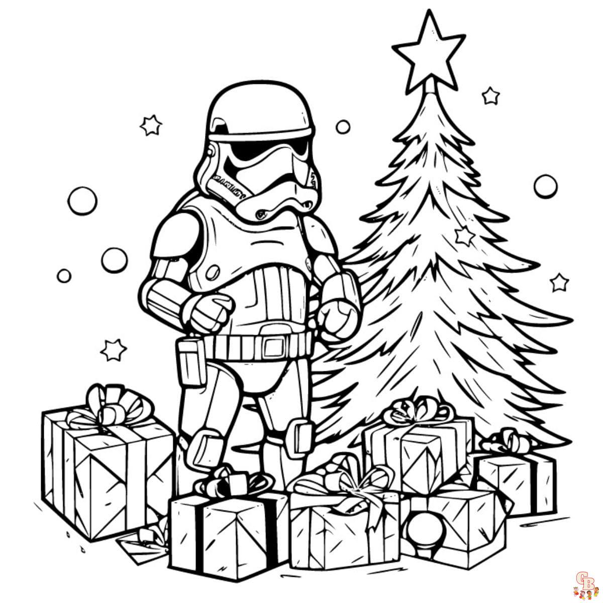 Stormtrooper and Christmas Tree