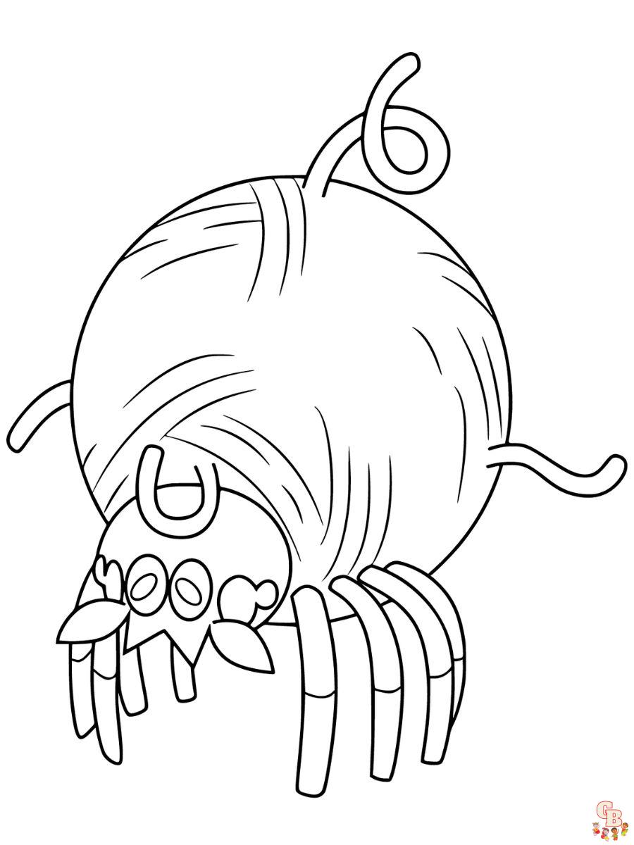 Tarountula coloring page