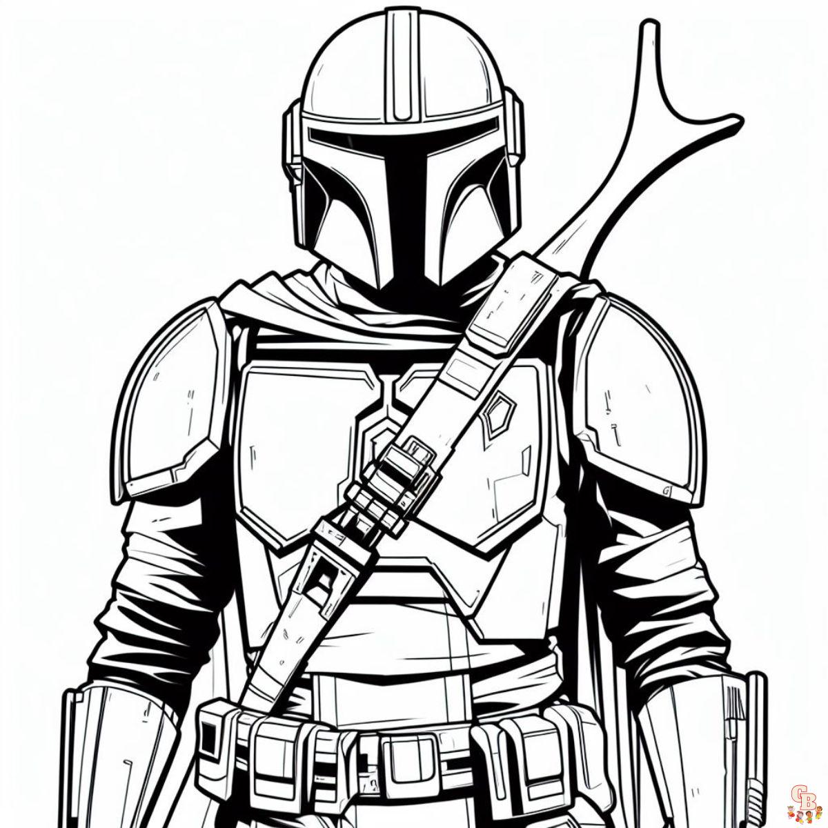 The Mandalorian Coloring Pages